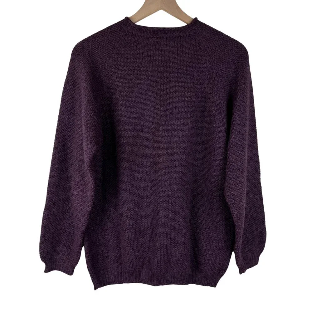 Peruvian Connection Vintage 100% Alpaca Crew Neck Sweater - Picture 4 of 4